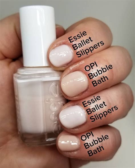 essie ballet slippers dupe opi.